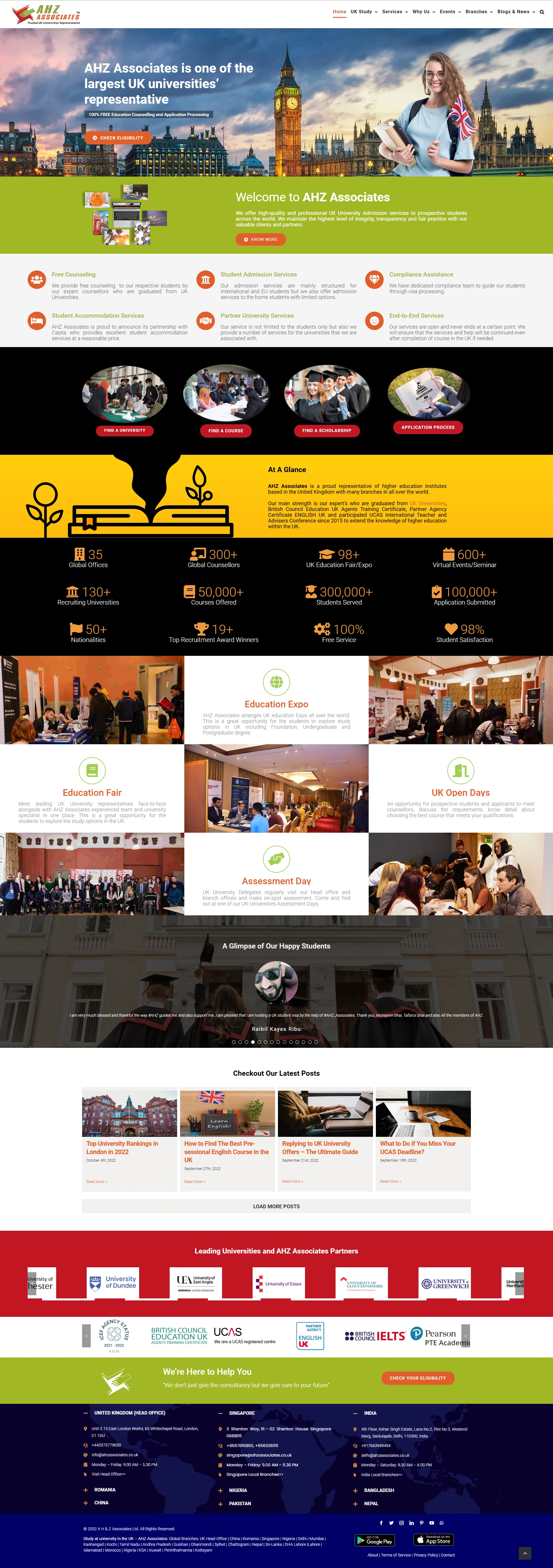AHZ Associates — UK Education CRM